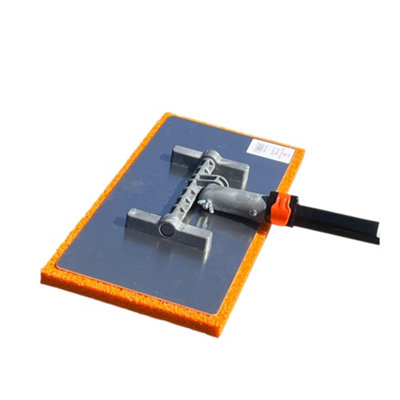 Plastering sponge float on swivel base & Ext Pole