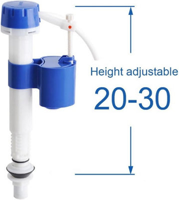Plastic 1 and 2 inch Side Entry Flush Valve Bottom Inlet Fill of Toilet ...