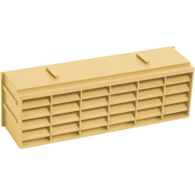 Plastic Buff Air Brick Standard Brick Face Dimensions