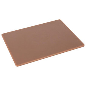 Plastic Chopping Board - 45cm x 30cm - Brown