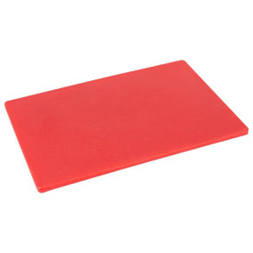 Plastic Chopping Board - 45cm x 30cm - Red