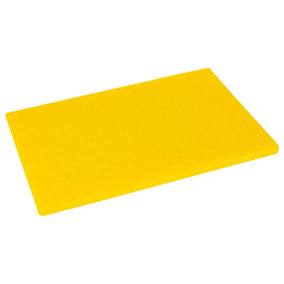 Plastic Chopping Board - 45cm x 30cm - Yellow