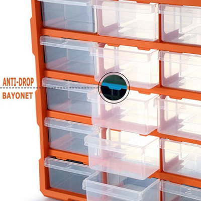 Plastic Drawer Parts Organizer Tool and Screw Storage Cabinet Box