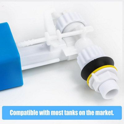 Plastic G1 2 Flush Side Inlet Inlet Fill Valve Toilet Replacement Parts ...