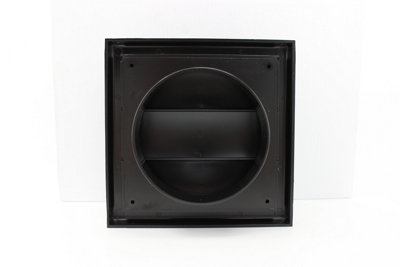Plastic Gravity Shutter - 150mm - Black