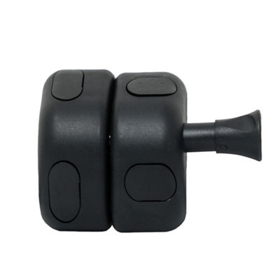 Plastic Magnetic Gate Latch - Black - 60 x 70 x 25mm