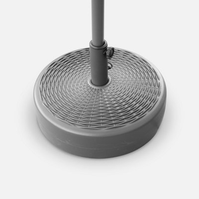 Plastic parasol base Pedibus grey Fillable base for parasol with