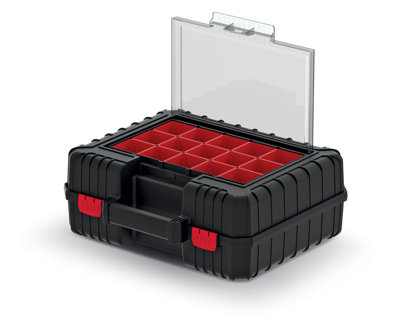 Plastic Power Tool Storage Case Empty Box Electric Drill Holder Foam Organiser (organiser with containers)