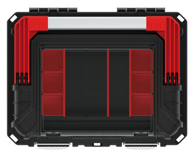 PLASTIC TOOL BOX CHEST SET HANDLE TRAY COMPARTMENT DIY STORAGE TOOLBOX LOCKABLE Model 2