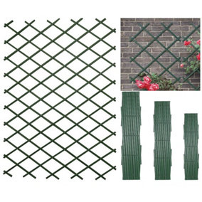 Plastic Wall Trellis Expanding Plant Climbing Vine Garden PVC Fence 200 x 100cm