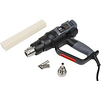 Plastic Welding Kit with ys04663 Hot Air Gun - 36 x ABS Welding Rods & 2 Nozzles
