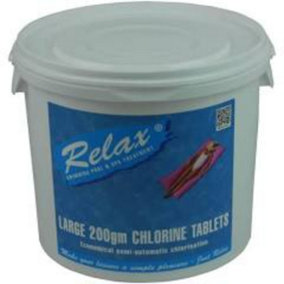 Plastica 5kg 200g Relax Chlorine Tablets