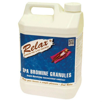 Plastica Relax 6 x 2kg Spa Bromine Granules DIY at B&Q