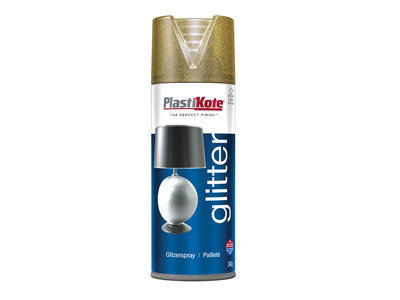 PlastiKote 440.0000172.076 Glitter Effect Spray Gold 400ml PKT172
