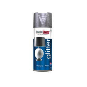 PlastiKote 440.0000173.076 Glitter Effect Spray Silver 400ml PKT173