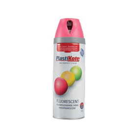 PlastiKote 440.0001900.076 Twist & Spray Fluorescent Pink 400ml PKT1900