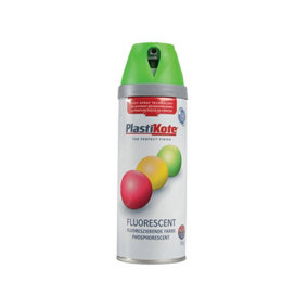 PlastiKote 440.0001903.076 Twist & Spray Fluorescent Green 400ml PKT1903
