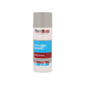 PlastiKote 440.0071025.076 Trade Cold Zinc Spray Primer 400ml PKT71025