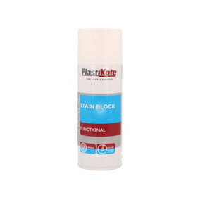 PlastiKote - Stain Block Spray 400ml - White