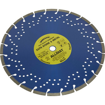 Platinum Allmat Diamond Blade - 350mm Diameter - 20mm Bore - Stone & Metal