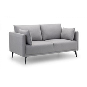 Platinum Grey Wool Sofa - 3 Seater