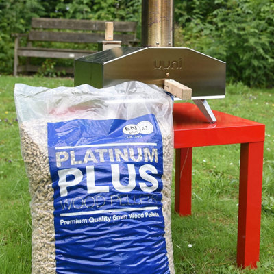 Platinum Plus Wood Pellets Pallet Certified EnPlus A1 Pizza Oven u0026 Biomass  Fuel | DIY at Bu0026Q
