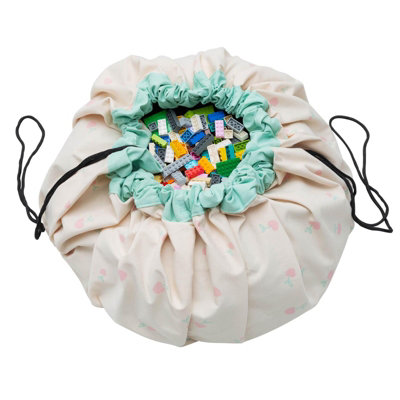 Play & Go 2 in 1 Toy Storage Play Mat Drawstring Cherry Love Bag