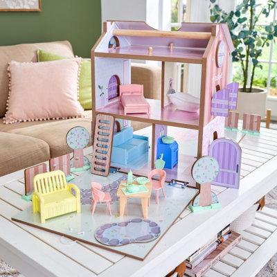Play & Store Cottage Dollhouse - Wood/Plastic/Metal - L95 x W38 x H45 cm - 5