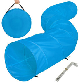 Play tunnel with transport bag - blue