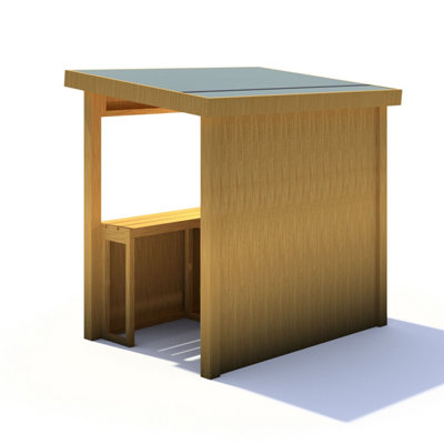 Playhut 4 x 4 Feet Single Door with One Opening Window Playhouse - 7