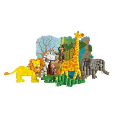 PlayMaise World Jungle Childrens Natural Maize Crafting Eco Activity Toy