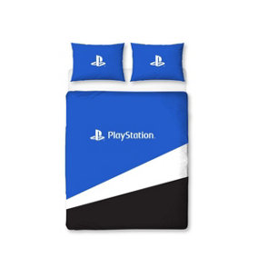 Playstation Banner Double Panel Duvet and Pillowcase Set