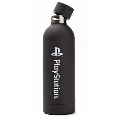 Playstation Stainless Steel Water Bottle Black/White (One Size)