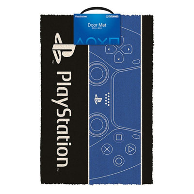 Playstation X-Ray Section Door Mat Blue/Black (40cm x 1.5cm x 60cm)
