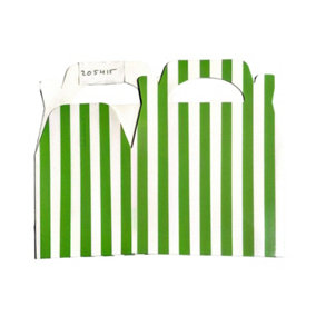Playwrite Stripe Lunch Box Green/White (One Size)