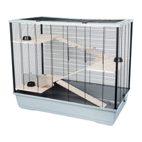 Plaza XL Rat Hamster Small Animal Cage - 100 x 54 x 83 - Grey
