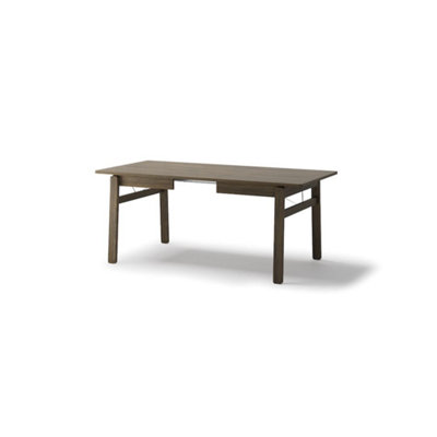 Plot 1 Extendable Dining Table 149-269cm - Dark Oak Versatile Centerpiece for 4-10 Guests