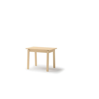 Plot 2: Elegant Light Oak Extendable Dining Table - Versatile Dining Solution - W104