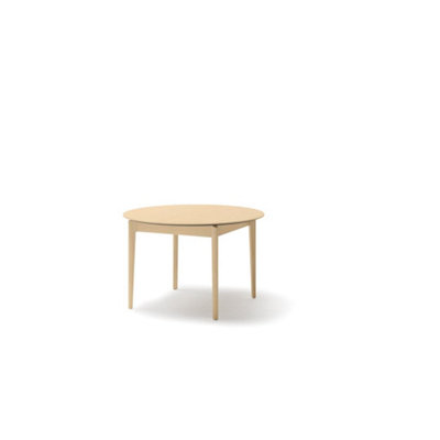 Plot 4 Elegant Light Oak Extendable Dining Table - Versatile Dining Solution - W120-240cm x H77cm x D120cm