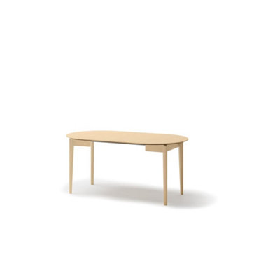 Plot 5 Elegant Light Oak Extendable Dining Table - Versatile Dining Solution - W90-210cm x H77cm x D90cm