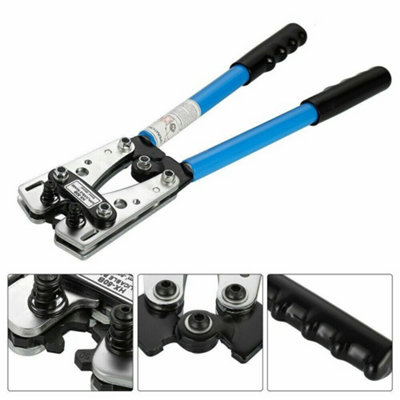 Yangoutool Crimpzange Für Batteriekabel – 1/0 Bis 8 AWG, Für Kupferringe, Ideal Für Auto- Und Elektroarbeiten