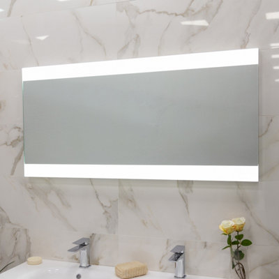 Plum&Clay Amy LED Illuminated Bathroom Mirror (H)600mm (W)1250mm