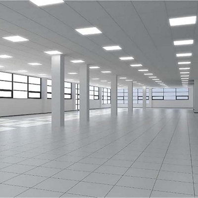 Plum&Clay Backlit Ceiling Tile LED Panel Light White 30W Pack of 4 (L)595mm