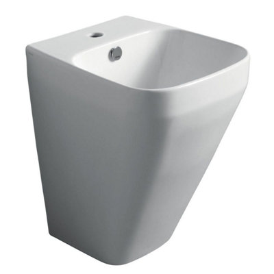 Plum&Clay Bellio White Wall Hung Ceramic Basin