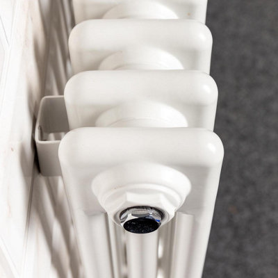 Plum&Clay Braxton White Triple Horizontal Column Radiator - 600x1190mm