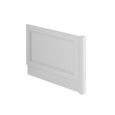 Plum&Clay Fairmont Traditional Matt White End Bath Panel and Corner Post (W)750mm Price Comparisons | Compare The Build