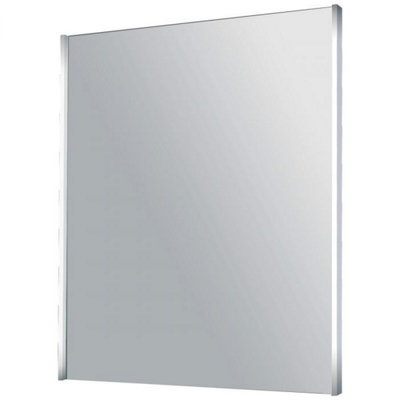 Plum&Clay Haven LED Illuminated Bathroom Mirror with Demister (H)700mm (W)500mm