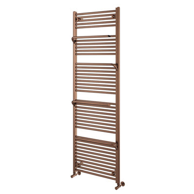Plum&Clay Jenna Bronze Heated Towel Rail (H)1800mm (W)600mm