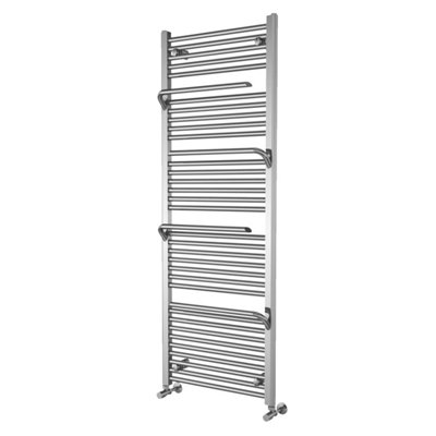 Plum&Clay Jenna Chrome Heated Towel Rail (H)1500mm (W)550mm