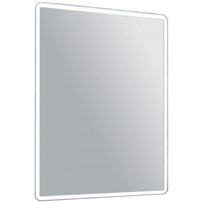 Plum&Clay Jet LED Bathroom Mirror with Bluetooth Speakers & Shaver Socket (H)80cm (W)60cm